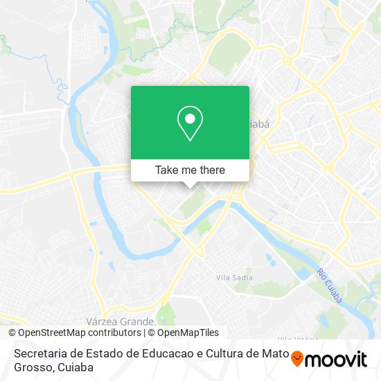 Secretaria de Estado de Educacao e Cultura de Mato Grosso map