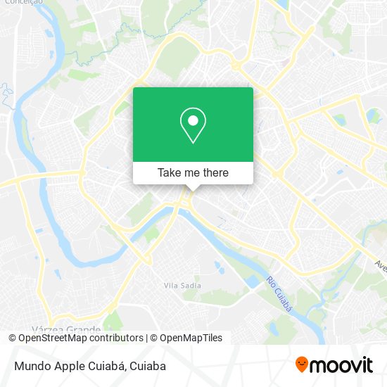 Mundo Apple Cuiabá map