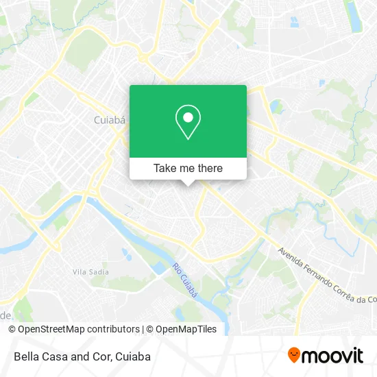 Bella Casa and Cor map