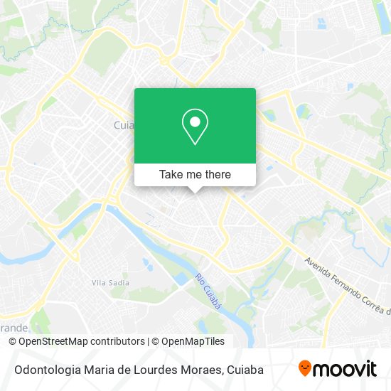 Mapa Odontologia Maria de Lourdes Moraes