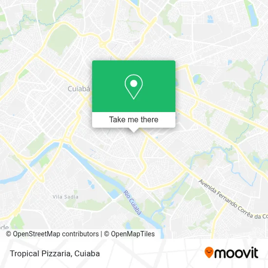 Tropical Pizzaria map