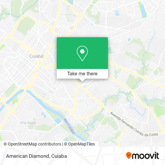 American Diamond map