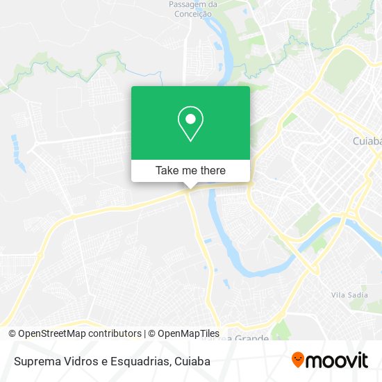 Suprema Vidros e Esquadrias map