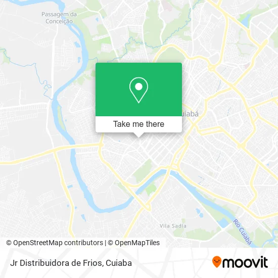 Jr Distribuidora de Frios map