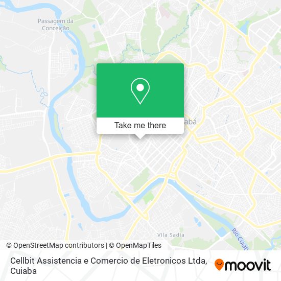 Mapa Cellbit Assistencia e Comercio de Eletronicos Ltda