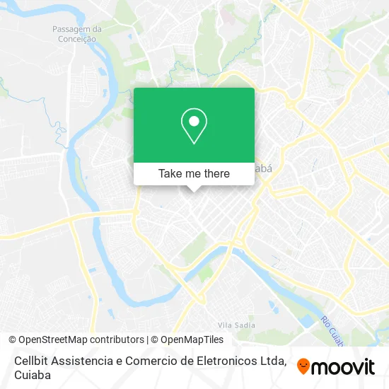 Cellbit Assistencia e Comercio de Eletronicos Ltda map