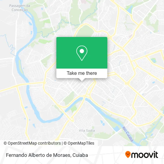 Fernando Alberto de Moraes map