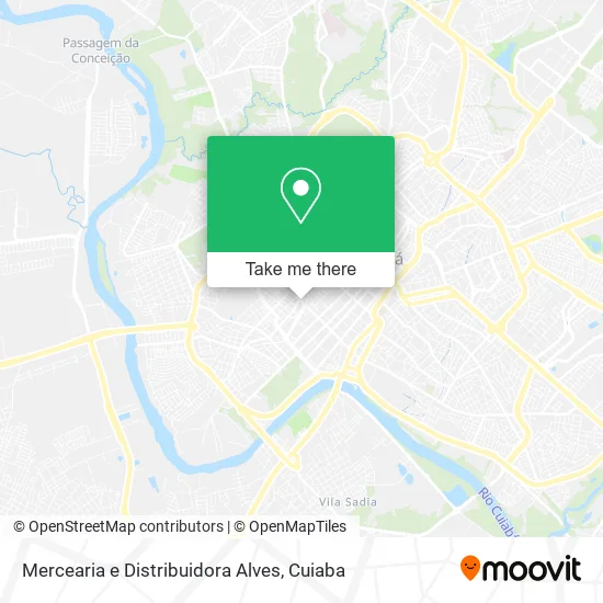Mercearia e Distribuidora Alves map