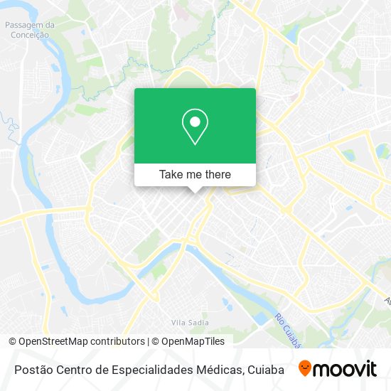 Postão Centro de Especialidades Médicas map