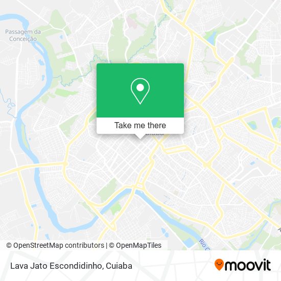 Lava Jato Escondidinho map