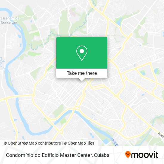 Mapa Condomínio do Edifício Master Center