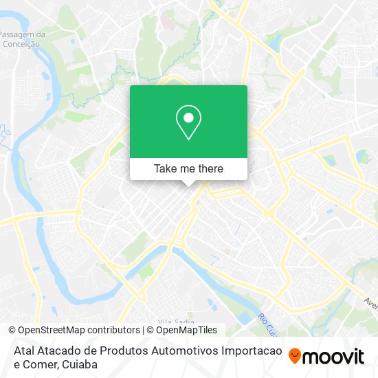 Mapa Atal Atacado de Produtos Automotivos Importacao e Comer