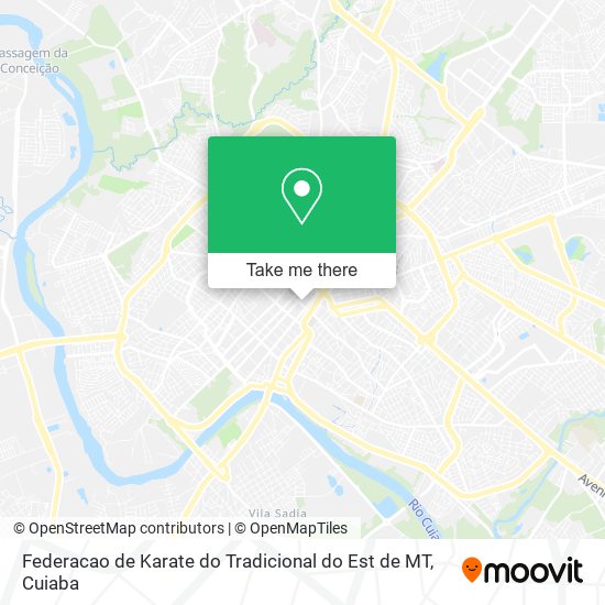 Federacao de Karate do Tradicional do Est de MT map