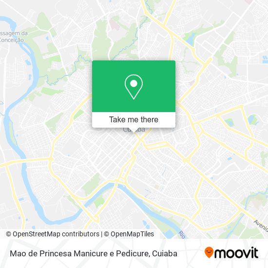 Mao de Princesa Manicure e Pedicure map