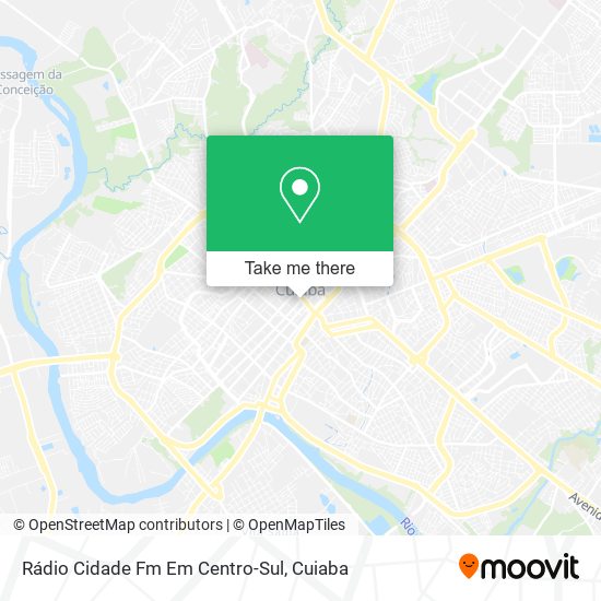 Rádio Cidade Fm Em Centro-Sul map