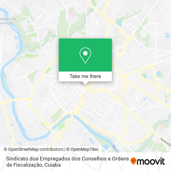 Mapa Sindicato dos Empregados dos Conselhos e Ordens de Fiscalização