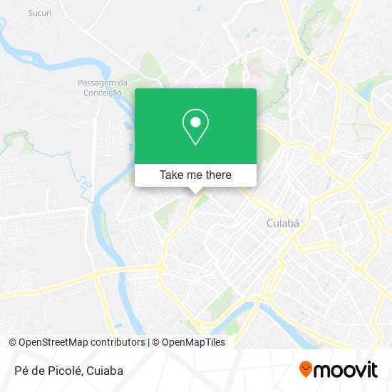 Pé de Picolé map