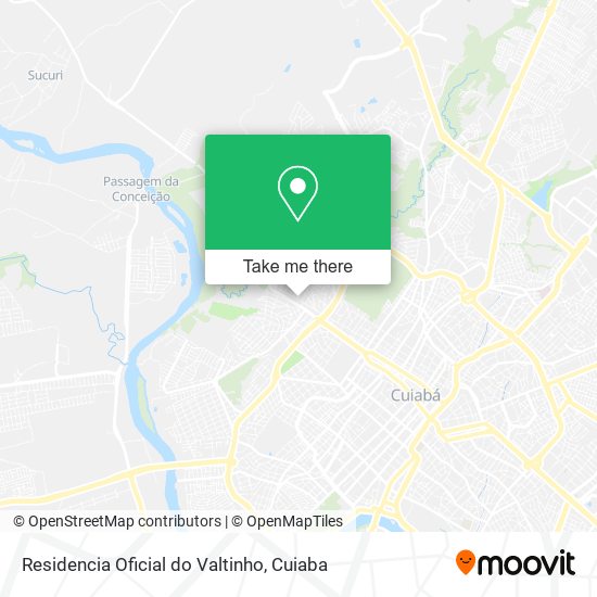 Residencia Oficial do Valtinho map