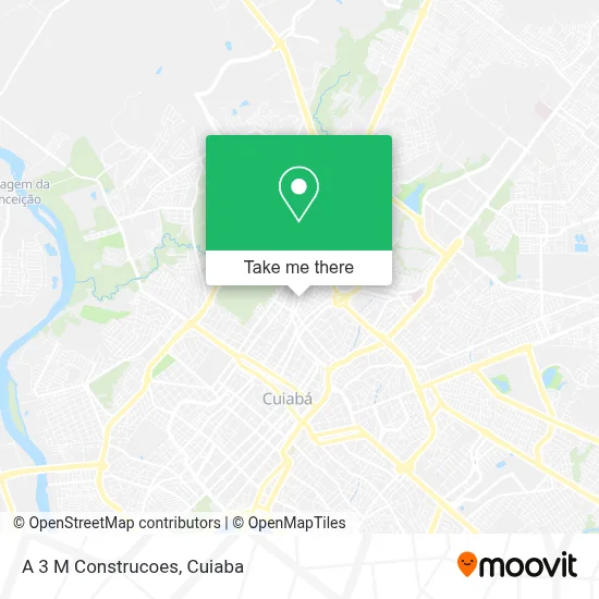 A 3 M Construcoes map