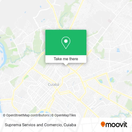 Suprema Servios and Comercio map