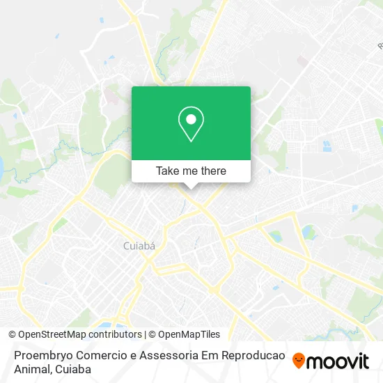 Proembryo Comercio e Assessoria Em Reproducao Animal map