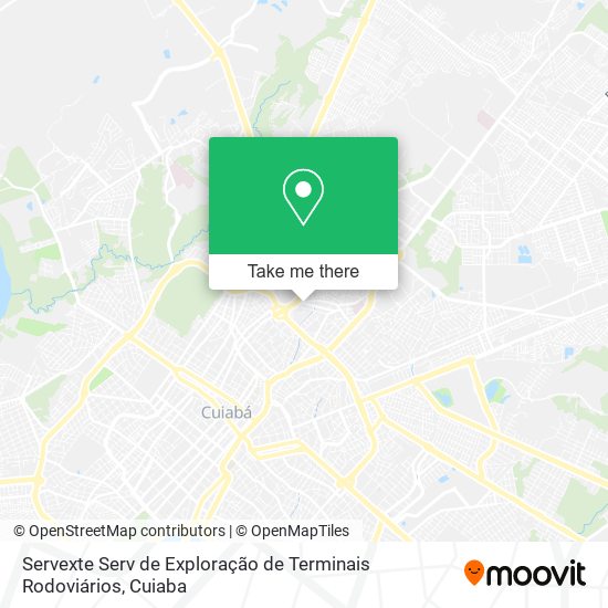 Servexte Serv de Exploração de Terminais Rodoviários map