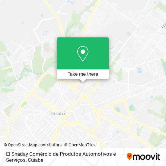 Mapa El Shaday Comércio de Produtos Automotivos e Serviços