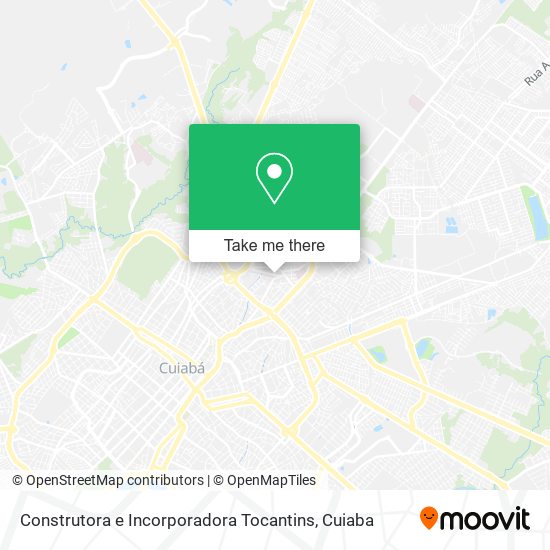 Construtora e Incorporadora Tocantins map