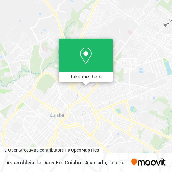 Assembleia de Deus Em Cuiabá - Alvorada map