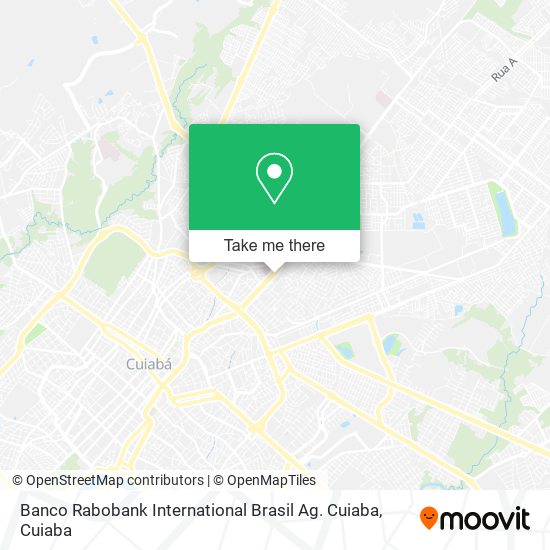 Banco Rabobank International Brasil Ag. Cuiaba map