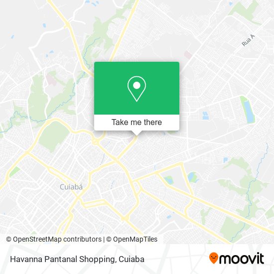 Mapa Havanna Pantanal Shopping