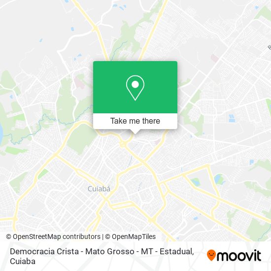 Democracia Crista - Mato Grosso - MT - Estadual map