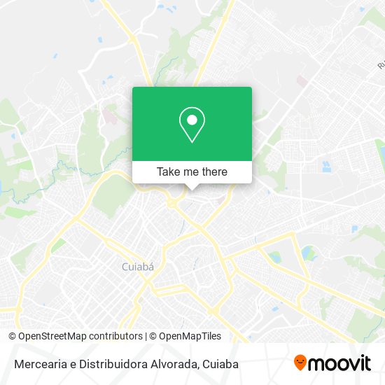 Mercearia e Distribuidora Alvorada map