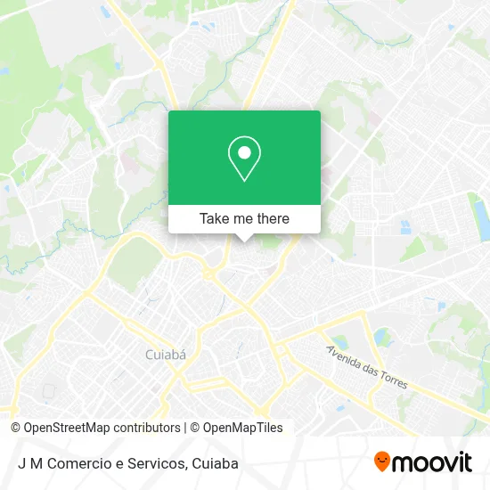 J M Comercio e Servicos map