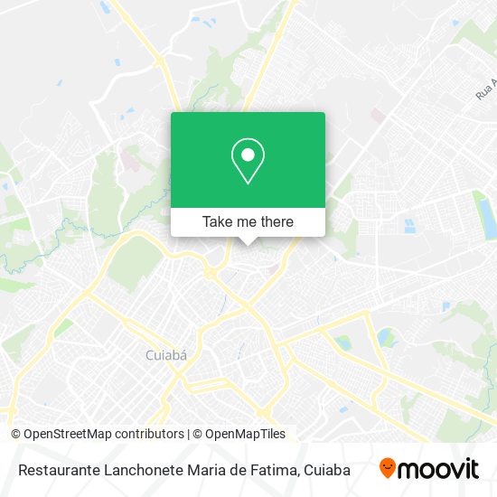 Restaurante Lanchonete Maria de Fatima map