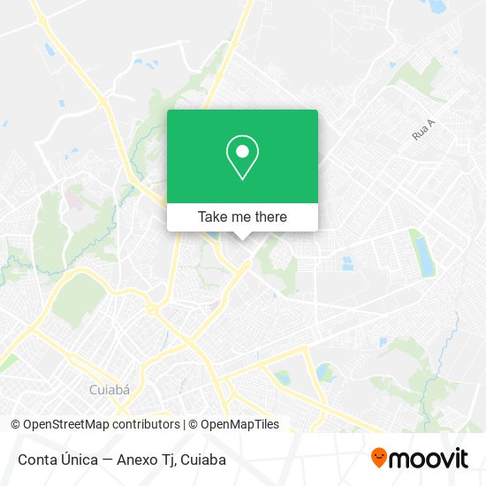 Conta Única — Anexo Tj map