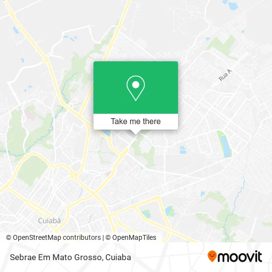 Sebrae Em Mato Grosso map