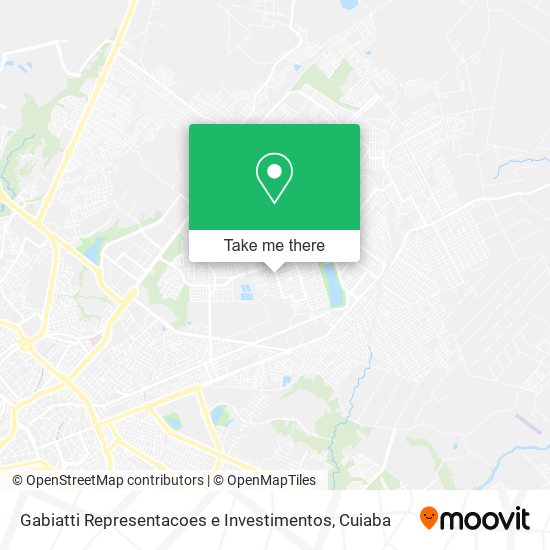 Gabiatti Representacoes e Investimentos map