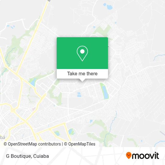 G Boutique map