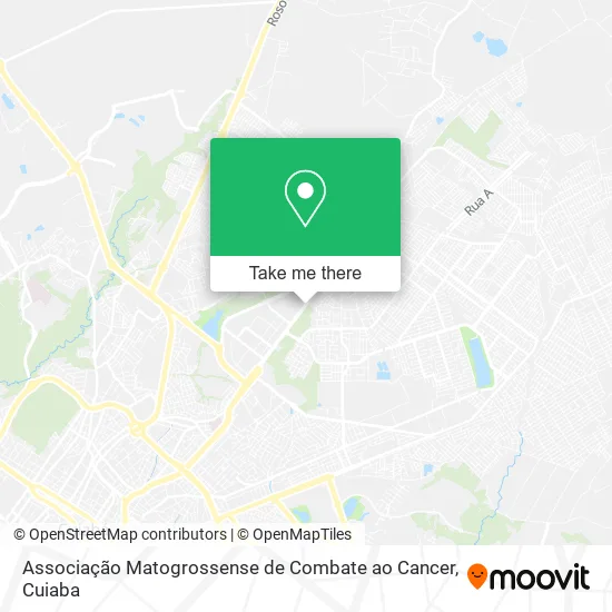 Associação Matogrossense de Combate ao Cancer map