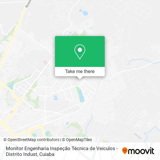 Monitor Engenharia Inspeção Técnica de Veículos - Distrito Indust map