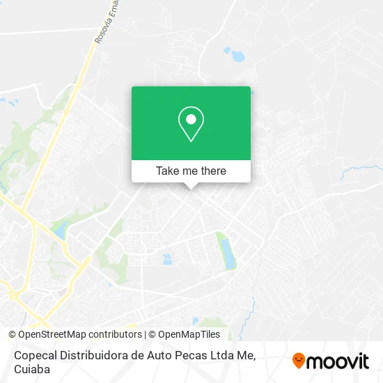 Copecal Distribuidora de Auto Pecas Ltda Me map