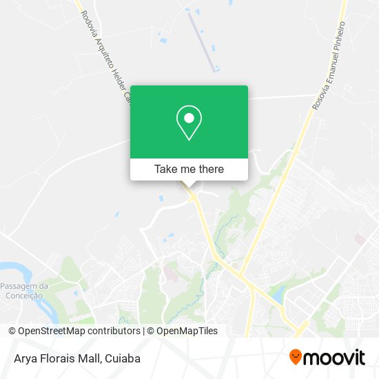 Arya Florais Mall map