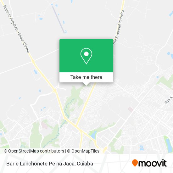 Bar e Lanchonete Pé na Jaca map