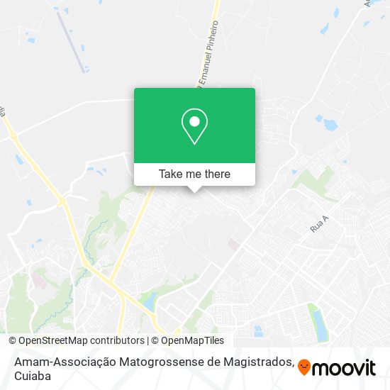 Amam-Associação Matogrossense de Magistrados map