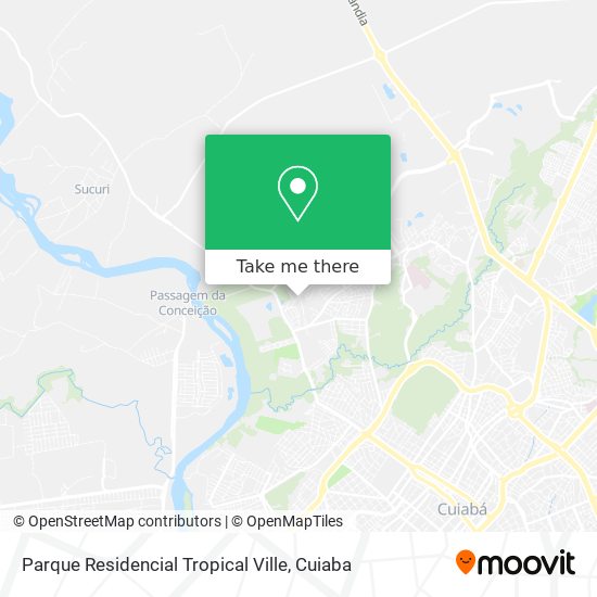 Parque Residencial Tropical Ville map