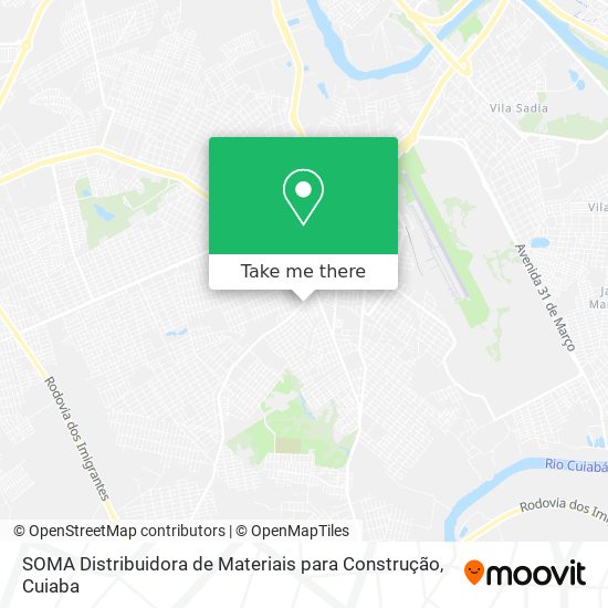 SOMA Distribuidora de Materiais para Construção map