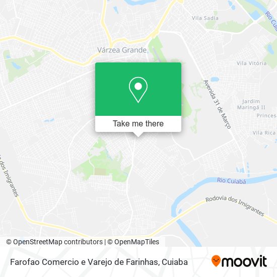 Farofao Comercio e Varejo de Farinhas map