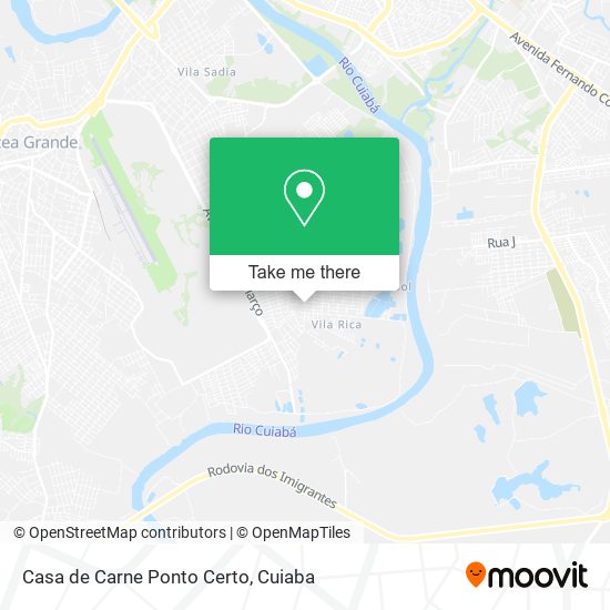 Casa de Carne Ponto Certo map