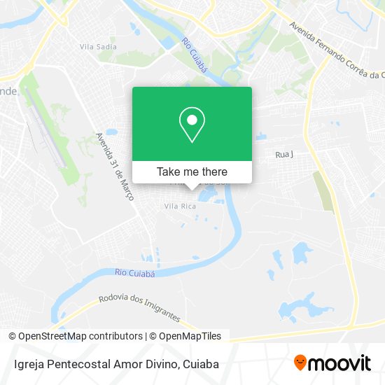 Igreja Pentecostal Amor Divino map